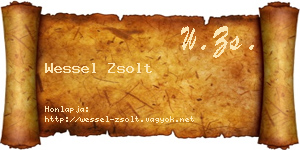 Wessel Zsolt névjegykártya